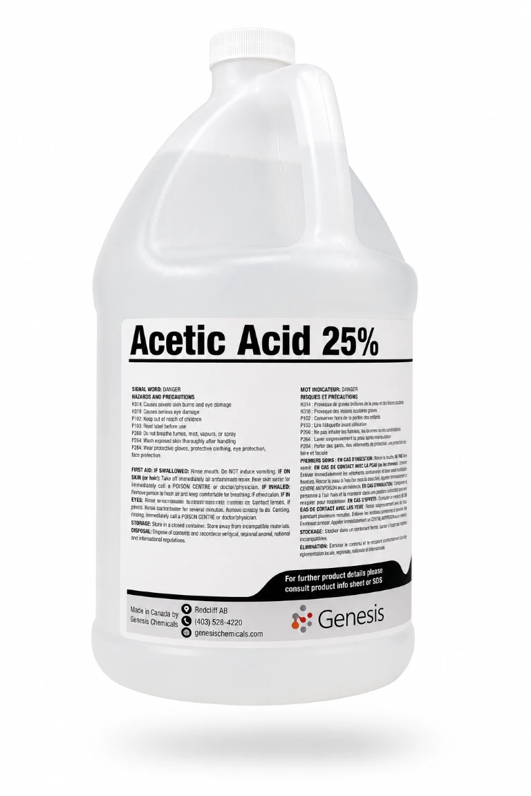 25% Acetic Acid, 4L